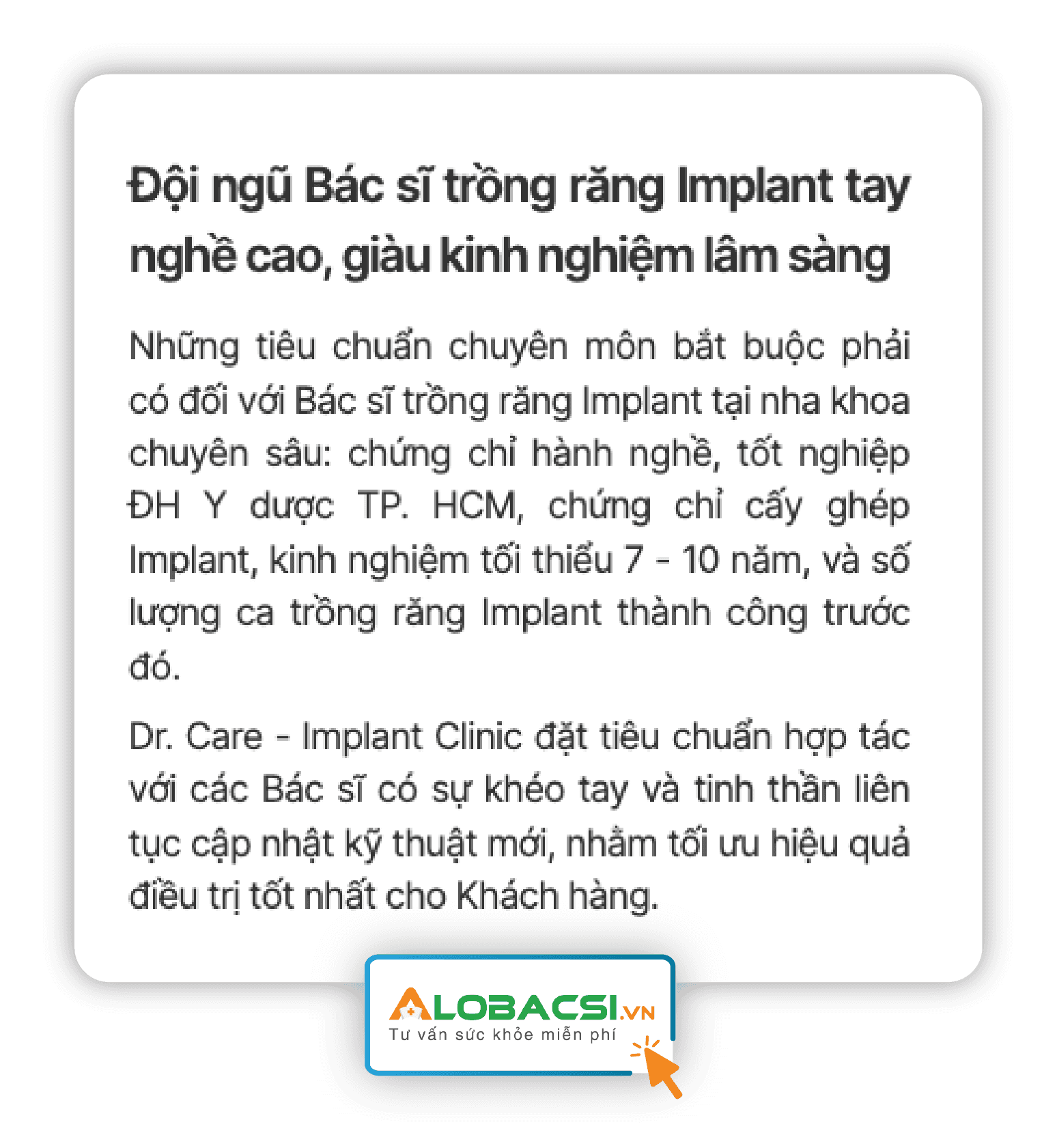 Dr. Care Implant Clinic — ảnh 2